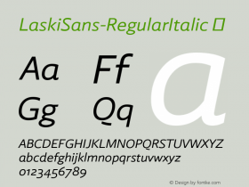 LaskiSans-RegularItalic