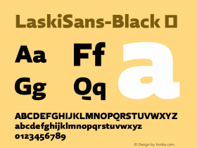 LaskiSans-Black