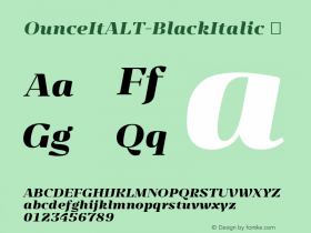 OunceItALT-BlackItalic