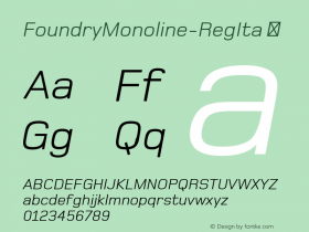 FoundryMonoline-RegIta