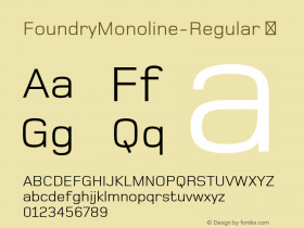 FoundryMonoline-Regular
