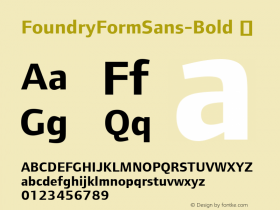 FoundryFormSans-Bold
