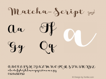 Matcha-Script