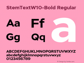 StemText-Bold