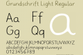 Grundschrift Light