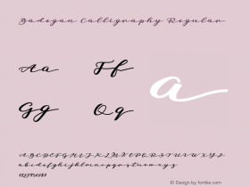 Badegan Calligraphy