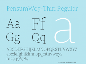 Pensum-Thin