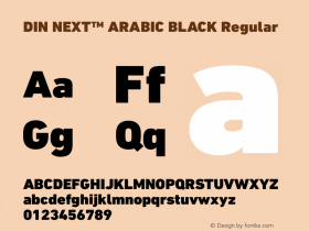 DIN NEXT™ ARABIC BLACK