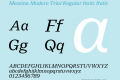 Messina Modern Regular Italic