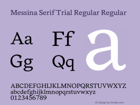 Messina Serif Regular