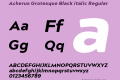 Acherus Grotesque Black italic