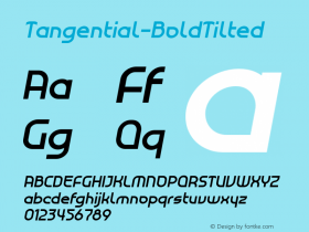 Tangential-BoldTilted