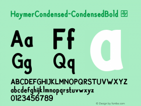 HaymerCondensed-CondensedBold