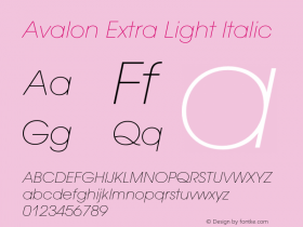 Avalon Extra Light