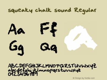 squeaky chalk sound