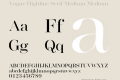 Vogue Highline Serif Medium