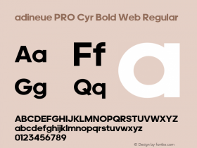 adineue PRO Cyr Bold Web