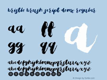 Bristle Brush Script