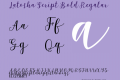 Latosha Script Bold