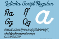 Laticka Script