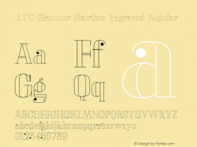 LTC Glamour Hairline Engraved