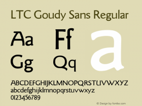 LTC Goudy Sans