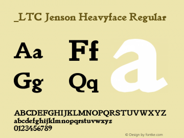 LTC Jenson Heavyface