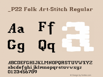 P22 Folk Art-Stitch