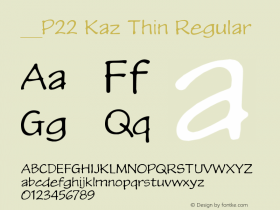 P22 Kaz Thin
