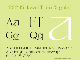 P22 Kirkwall Trim