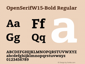 OpenSerif-Bold