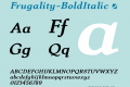 Frugality-BoldItalic