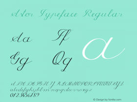 Astor Typeface