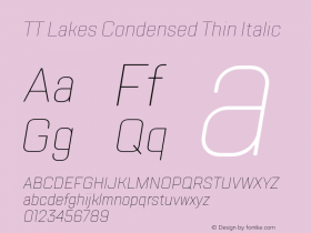 TT Lakes Condensed