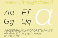 Malva-UltraLightItalic