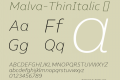 Malva-ThinItalic