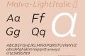 Malva-LightItalic