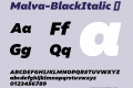 Malva-BlackItalic