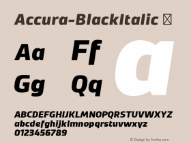 Accura-BlackItalic