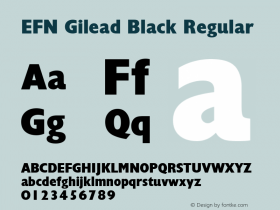 EFN Gilead Black