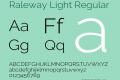 Raleway Light