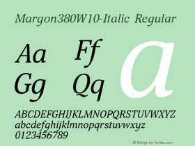 Margon380-Italic