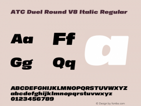 ATC Duel Round V8 Italic