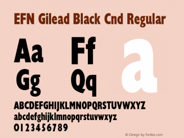 EFN Gilead Black Cnd