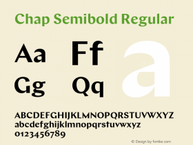 Chap Semibold