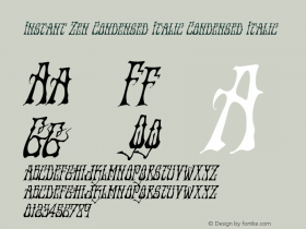 Instant Zen Condensed Italic