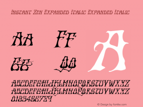 Instant Zen Expanded Italic