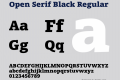 Open Serif Black