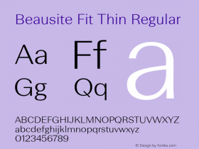 Beausite Fit Thin