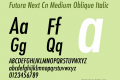 Futura Next Cn Medium Oblique